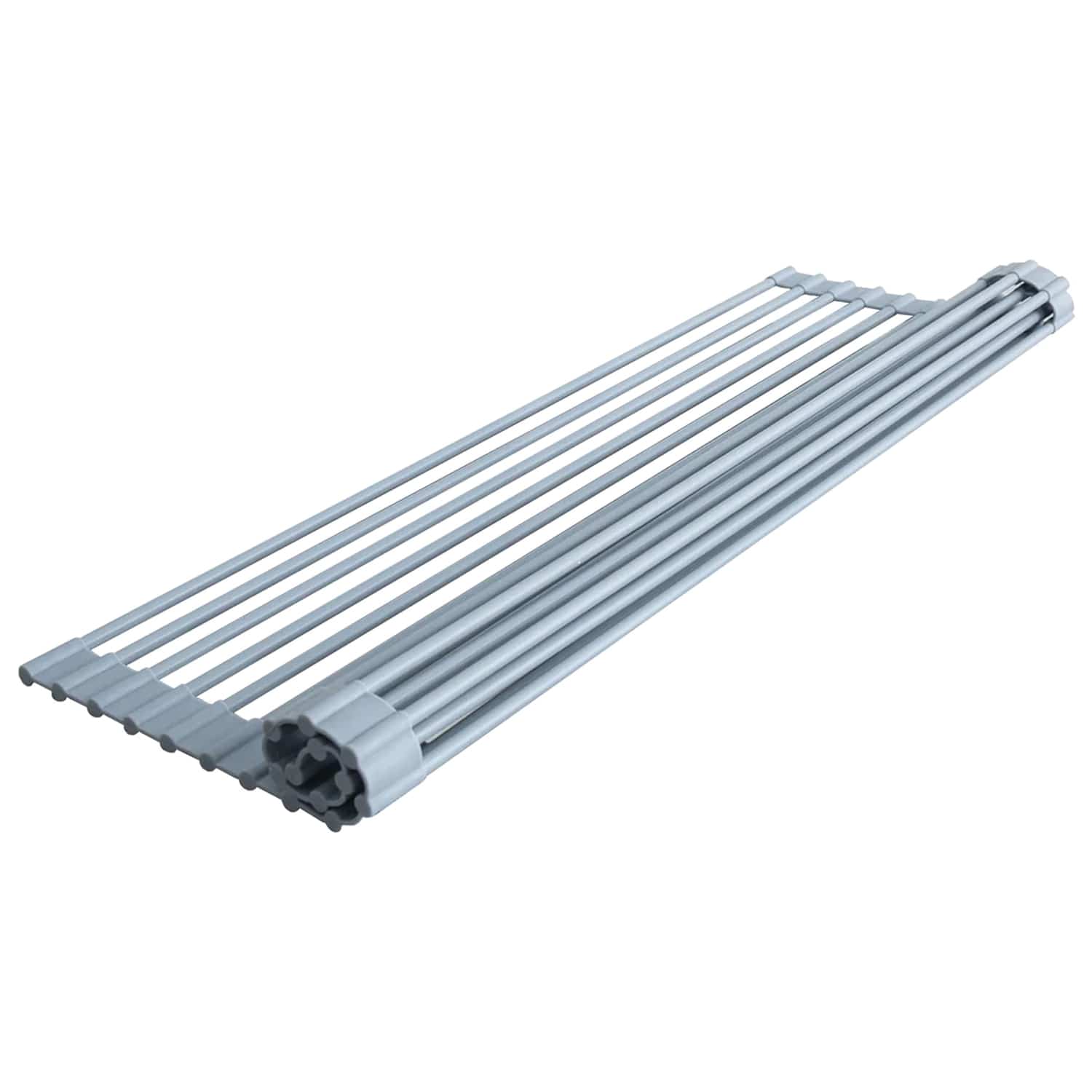 Better Houseware Over-the-Sink Roll-up Drying Rack, Gray