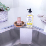 Better Houseware Nonslip Roll-up Stainless Steel Bars Corner Sink Shelf