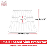 Better Houseware Small Sink Protector, White