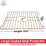 Better Houseware Large Sink Protector, Almond