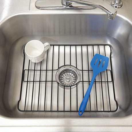 Better Houseware Large Sink Protector, Black
