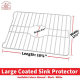 Better Houseware Large Sink Protector, White
