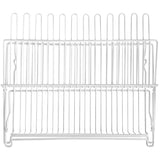 Better Houseware Folding Dish Rack, White