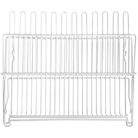 Better Houseware Folding Dish Rack, White