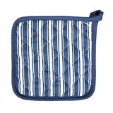 Better Houseware Striped Pot Holder, Blue