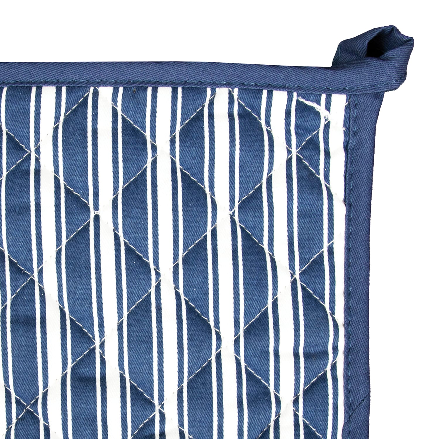 Better Houseware Striped Pot Holder, Blue