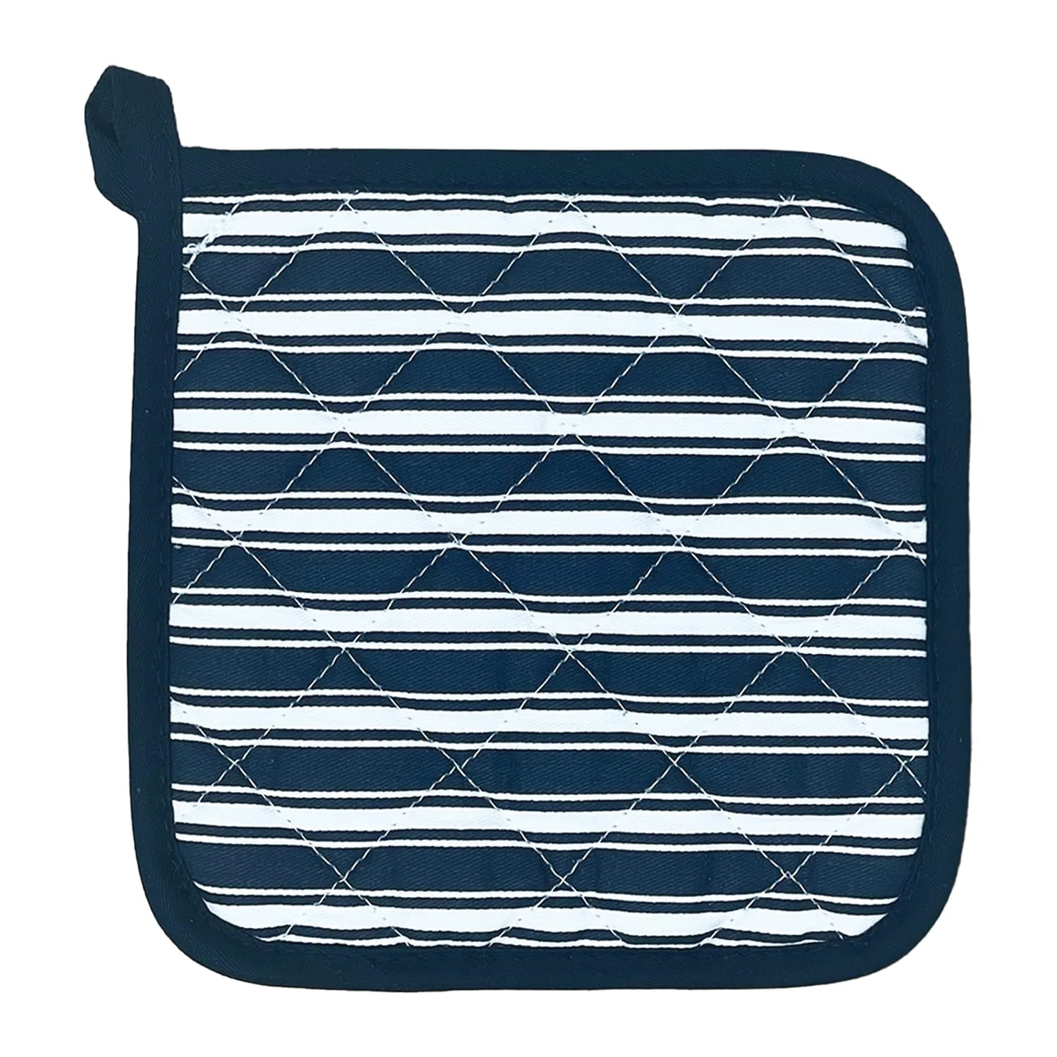 Better Houseware Striped Pot Holder, Black