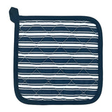 Better Houseware Striped Pot Holder, Black