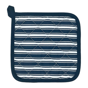 Better Houseware Striped Pot Holder, Black
