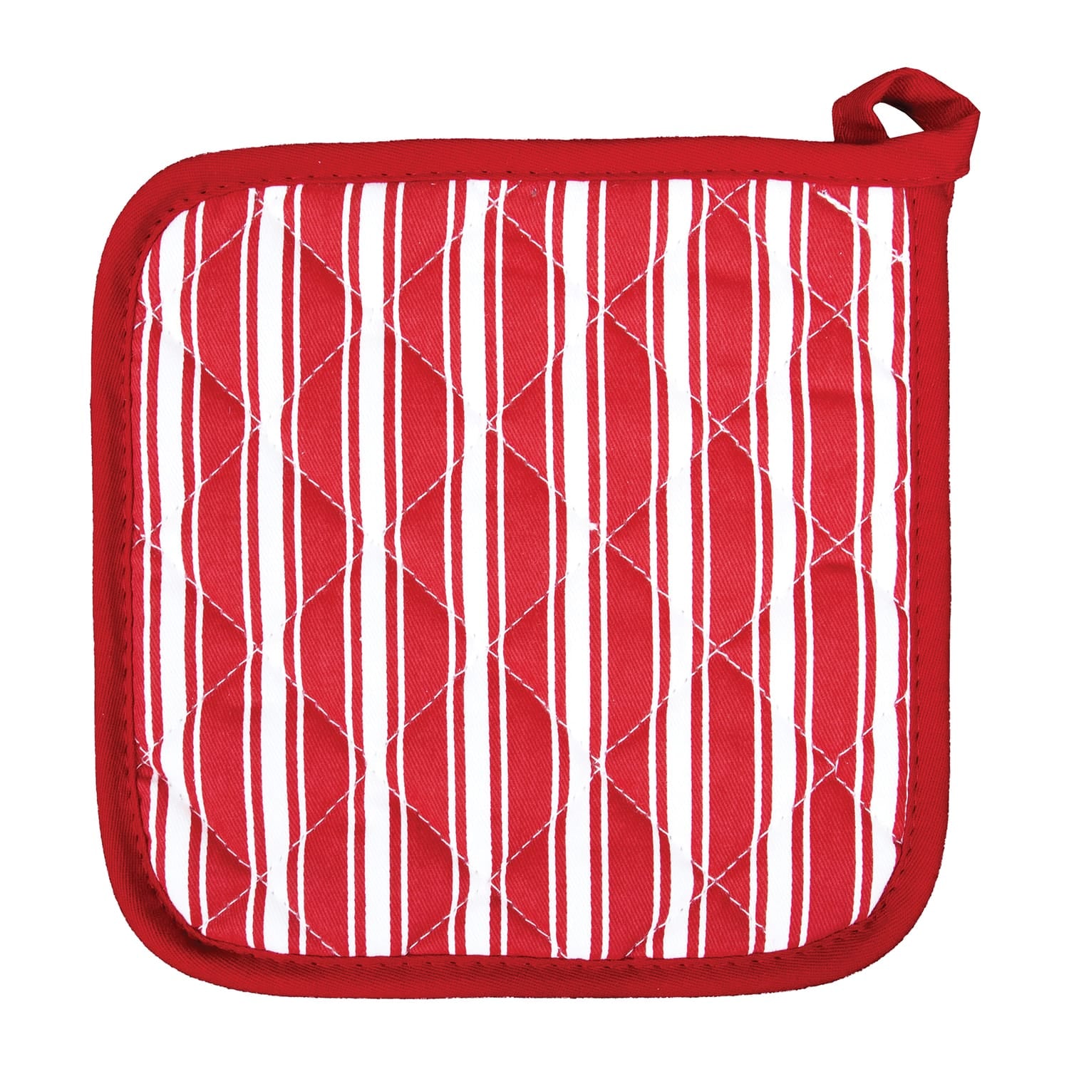 Better Houseware Striped Pot Holder, Red