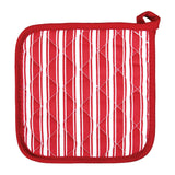 Better Houseware Striped Pot Holder, Red