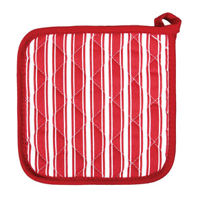 Better Houseware Striped Pot Holder, Red