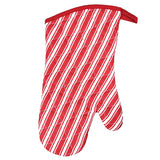Better Houseware Striped Oven Mitt, Red