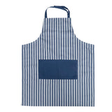 Better Houseware Adjustable Striped Apron, Blue