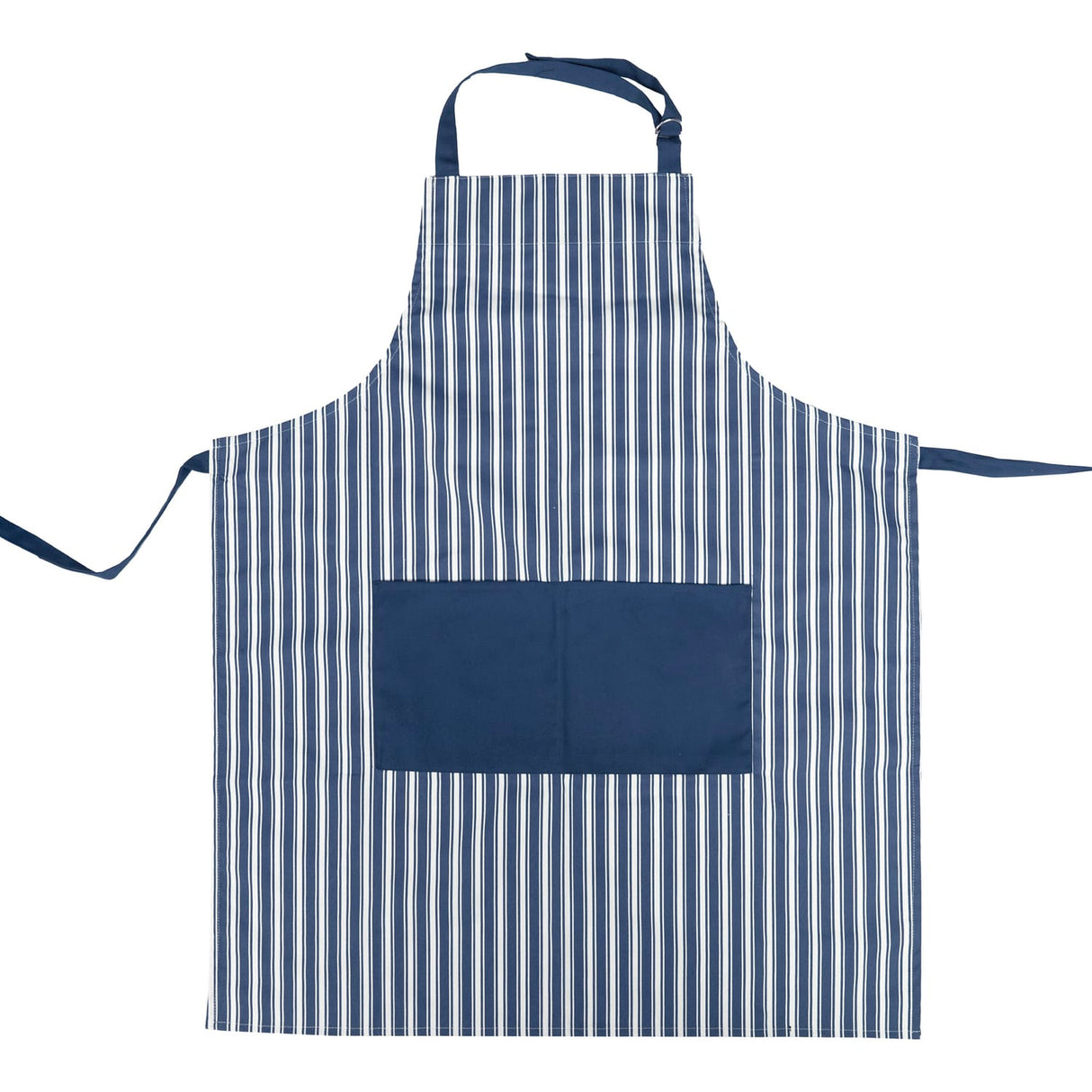 Better Houseware Adjustable Striped Apron, Blue