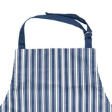 Better Houseware Adjustable Striped Apron, Blue