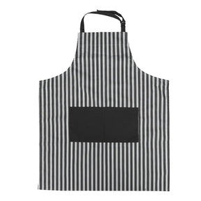 Better Houseware Adjustable Striped Apron, Black
