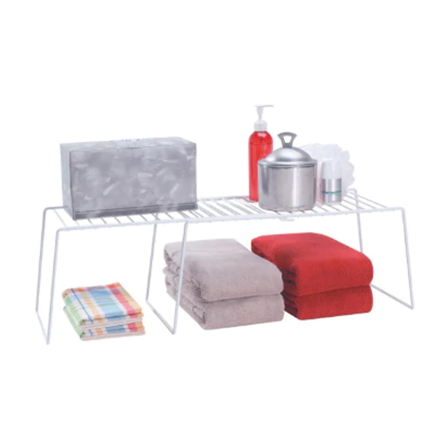 Better Houseware Expanding Shelf, White, Large