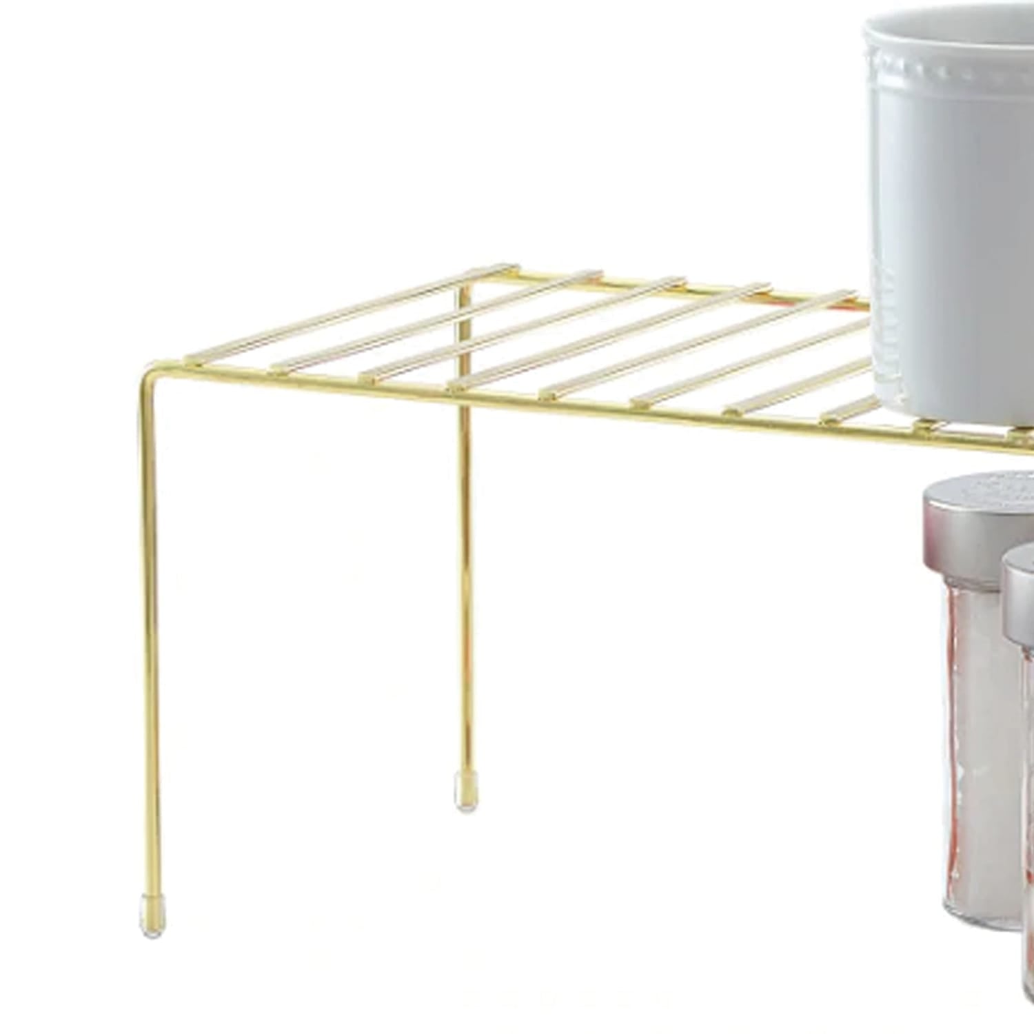 Better Houseware Storage Shelf, Small, Brass