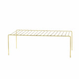 Better Houseware Storage Shelf, Medium, Brass