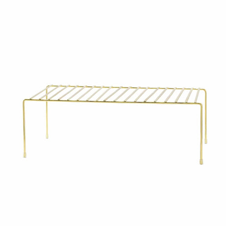 Better Houseware Storage Shelf, Medium, Brass