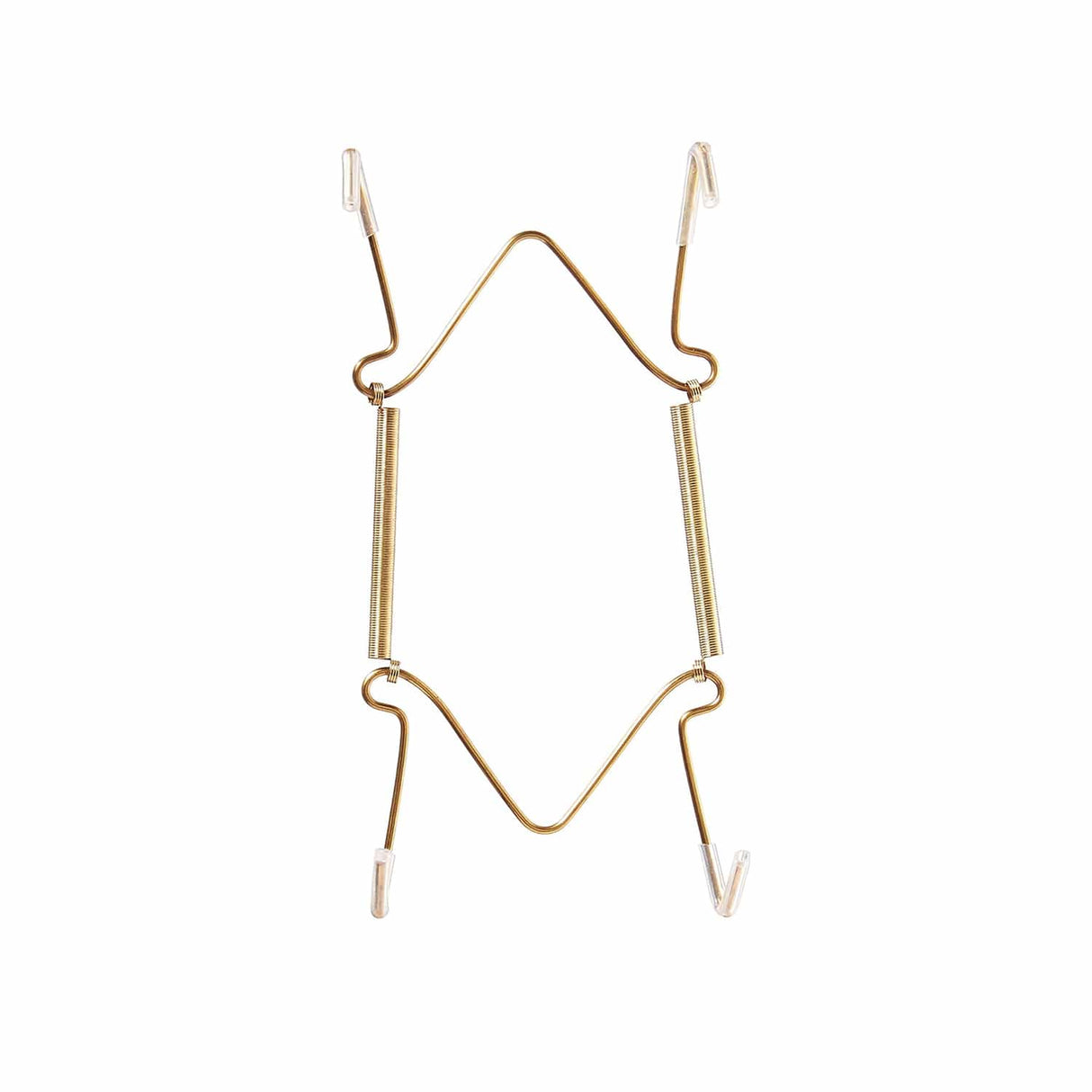 Better Houseware Plate and Tray Hangers, 10-In. to 16-In., Brass