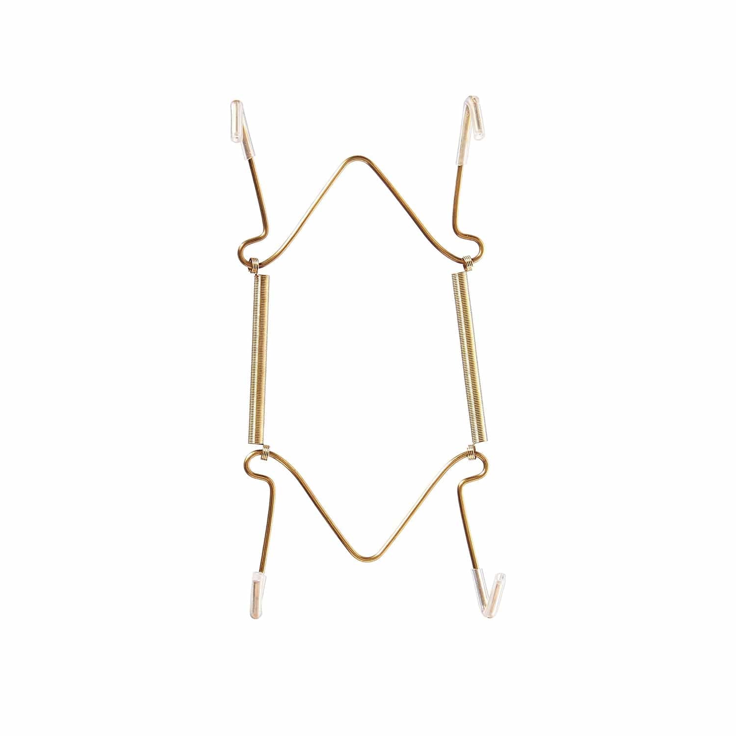 Better Houseware Plate and Tray Hangers, 10-In. to 16-In., Brass