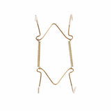 Better Houseware Plate and Tray Hangers, 10-In. to 16-In., Brass