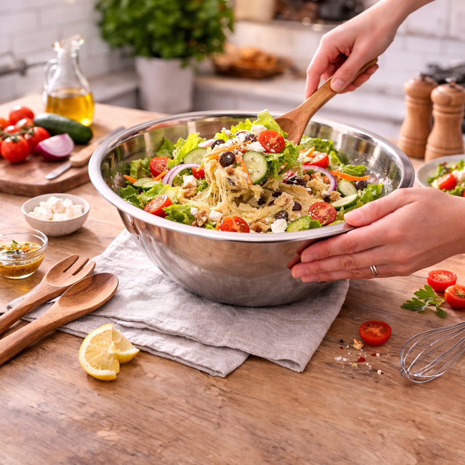 Better Houseware 8-Qt. Stainless Steel Mixing Bowl, 8 Qt.