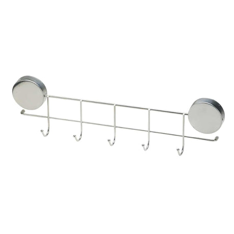 Better Houseware Stainless Steel Magnetic 5-Hook Utensil Rack