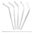Better Houseware Glass Straws with Cleaning Brush, Set of 5, Extra-Wide