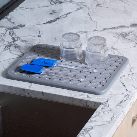 Better Houseware The Magic Stone and Silicone Quick-Dry Dish Mat