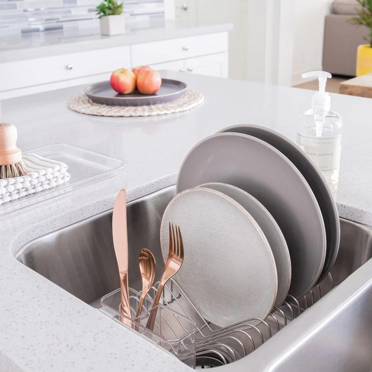 Better Houseware 3-Piece Compact Dish Drainer Set