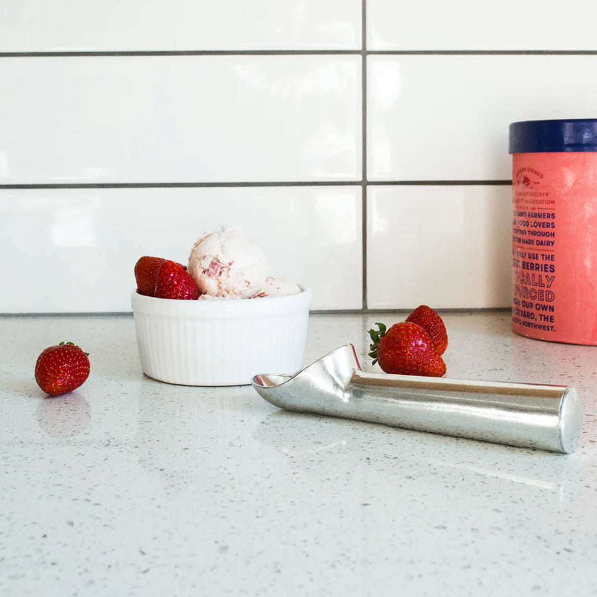 Better Houseware 1/4th-Cup Aluminum Anti-Freeze Ice Cream Scoop