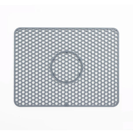 Better Houseware Silicone Sink Mat, Gray, Small