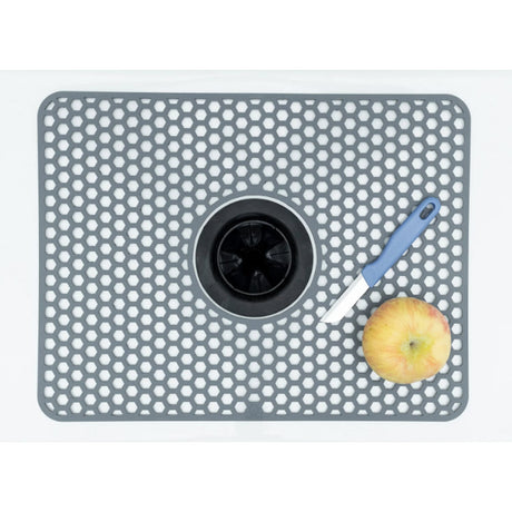Better Houseware Silicone Sink Mat, Gray, Small