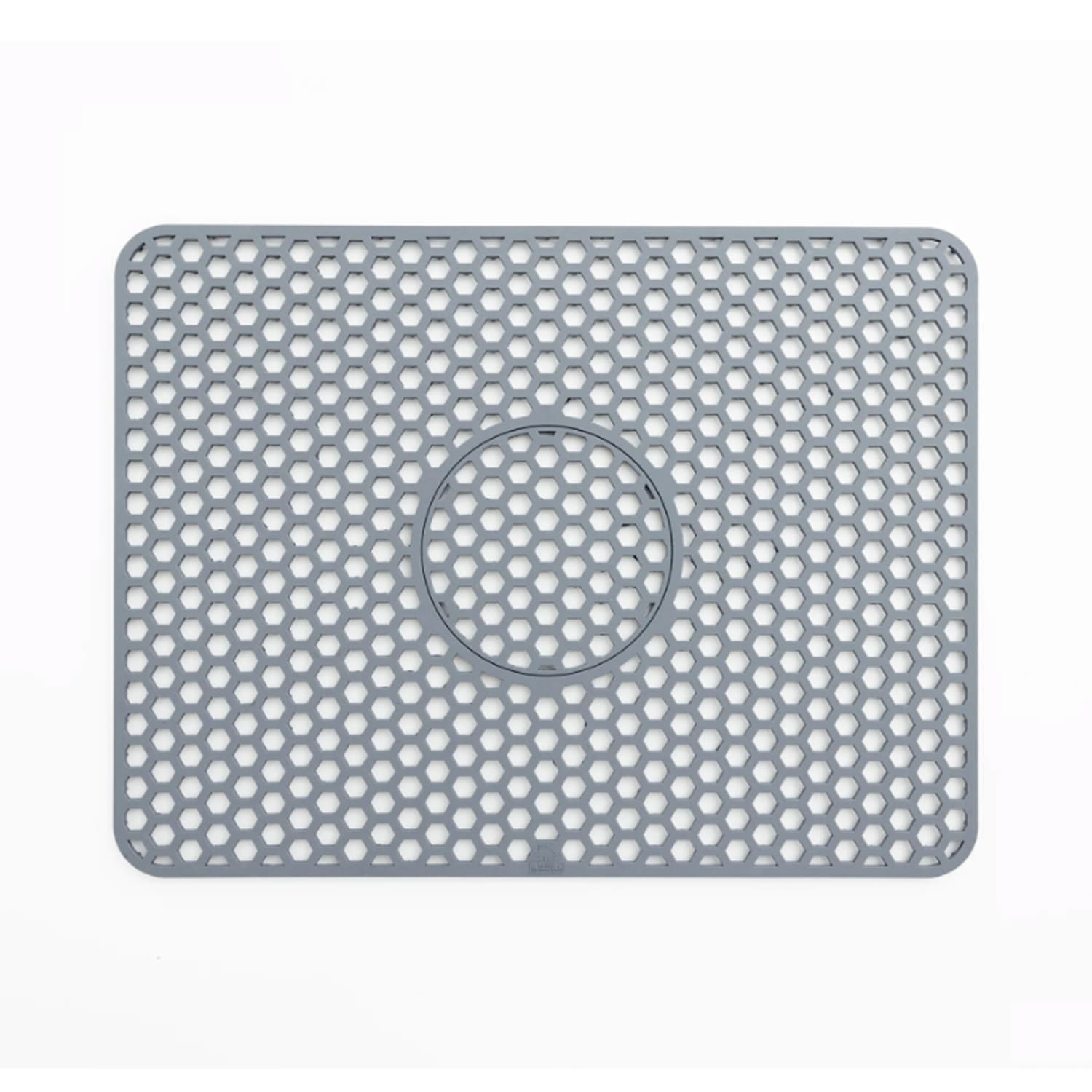 Better Houseware Silicone Sink Mat, Gray, Medium