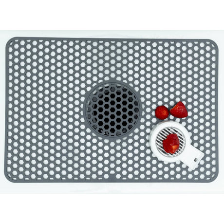 Better Houseware Silicone Sink Mat, Gray, Medium