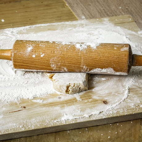 Better Houseware Wooden Rolling Pin with Nylon Bearings, Medium