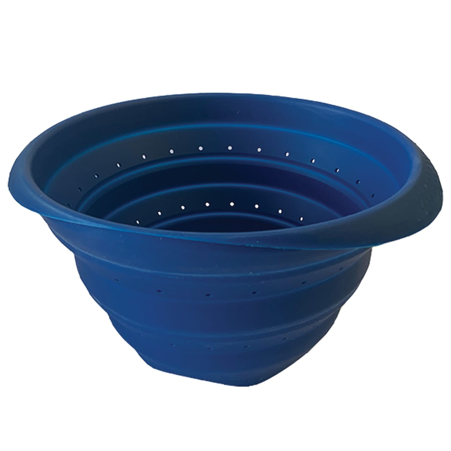 Better Houseware 4-Qt. Collapsible Silicone Colander, Blue