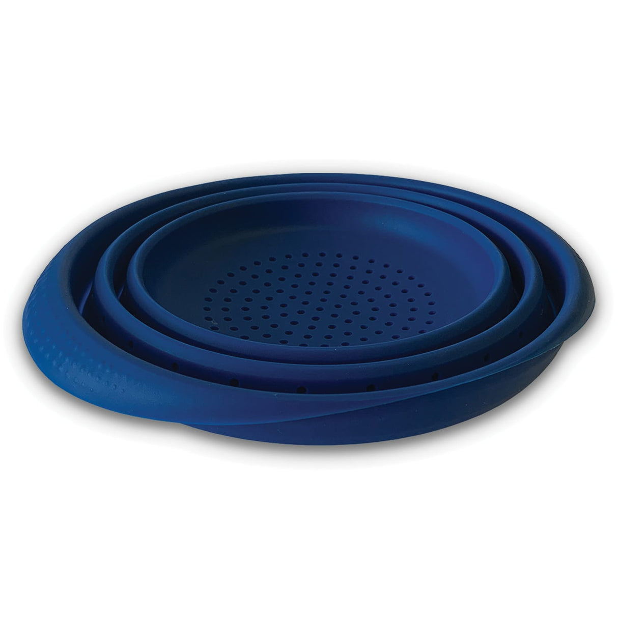 Better Houseware 4-Qt. Collapsible Silicone Colander, Blue