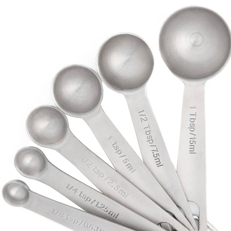 Better Houseware 6-Piece Stainless Steel Measuring Spoon Set