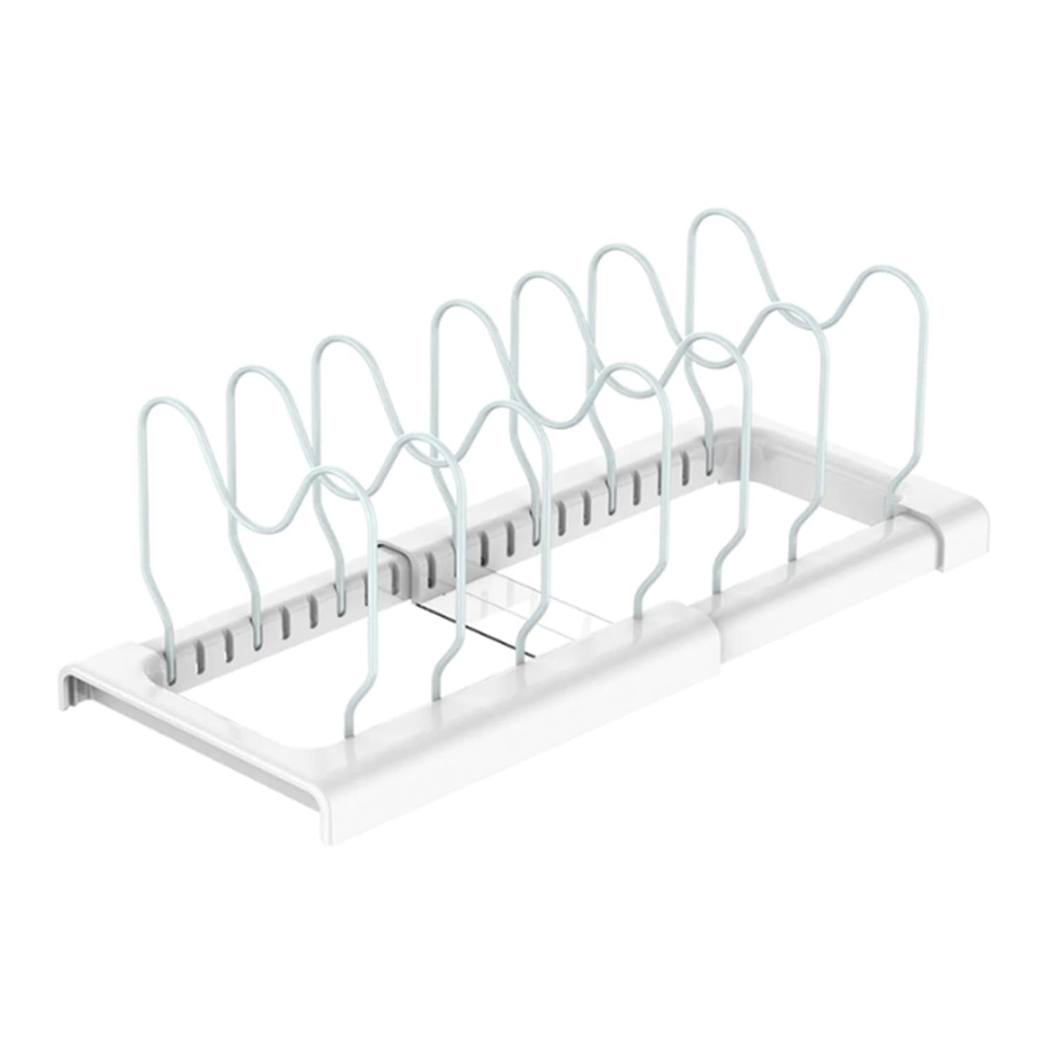 Better Houseware White-Coated-Steel Adjustable Cookware Rack