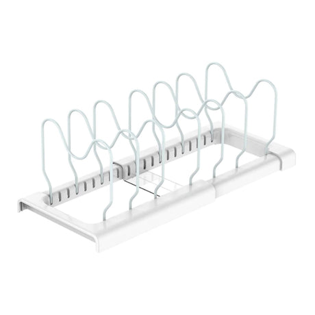 Better Houseware White-Coated-Steel Adjustable Cookware Rack