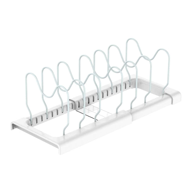 Better Houseware White-Coated-Steel Adjustable Cookware Rack