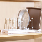 Better Houseware White-Coated-Steel Adjustable Cookware Rack
