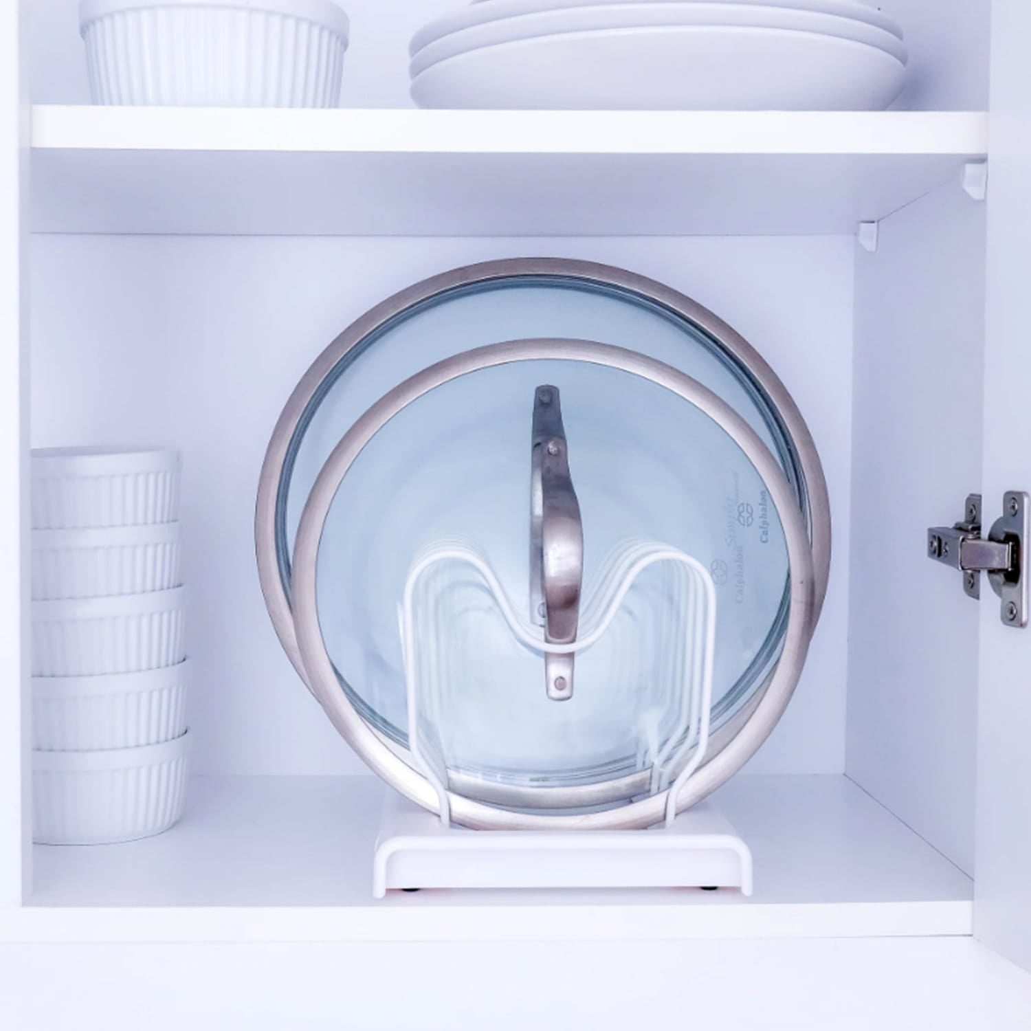 Better Houseware White-Coated-Steel Adjustable Cookware Rack