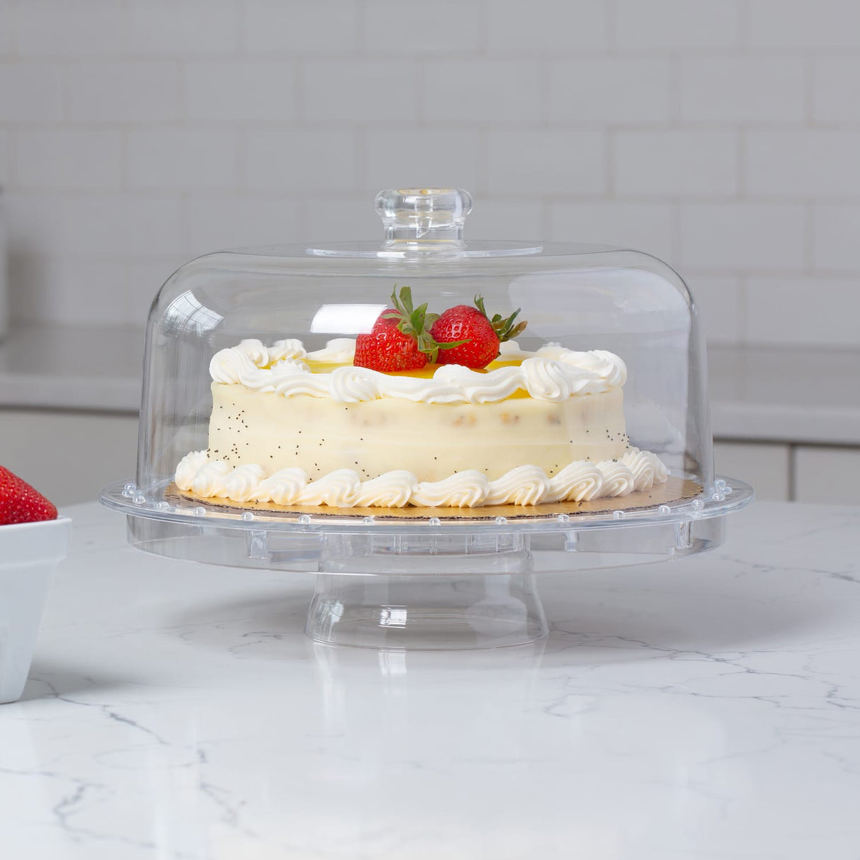 Better Houseware Convertible 3-Piece Clear-Acrylic Cake Cover Set