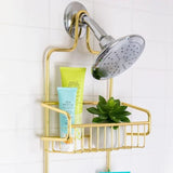 Better Houseware Rustproof Extra-Large Shower Caddy, Gold