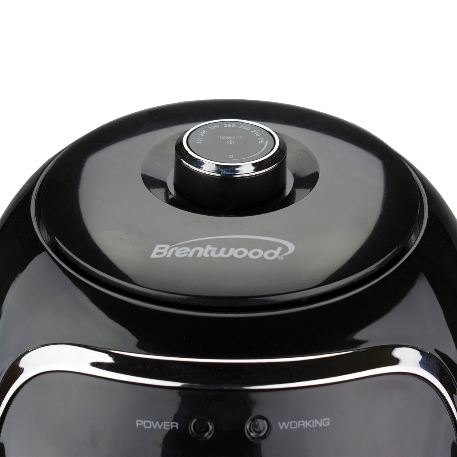 Brentwood 2-Qt. 1200-Watt Electric Air Fryer with Timer and Temperature Control, Black
